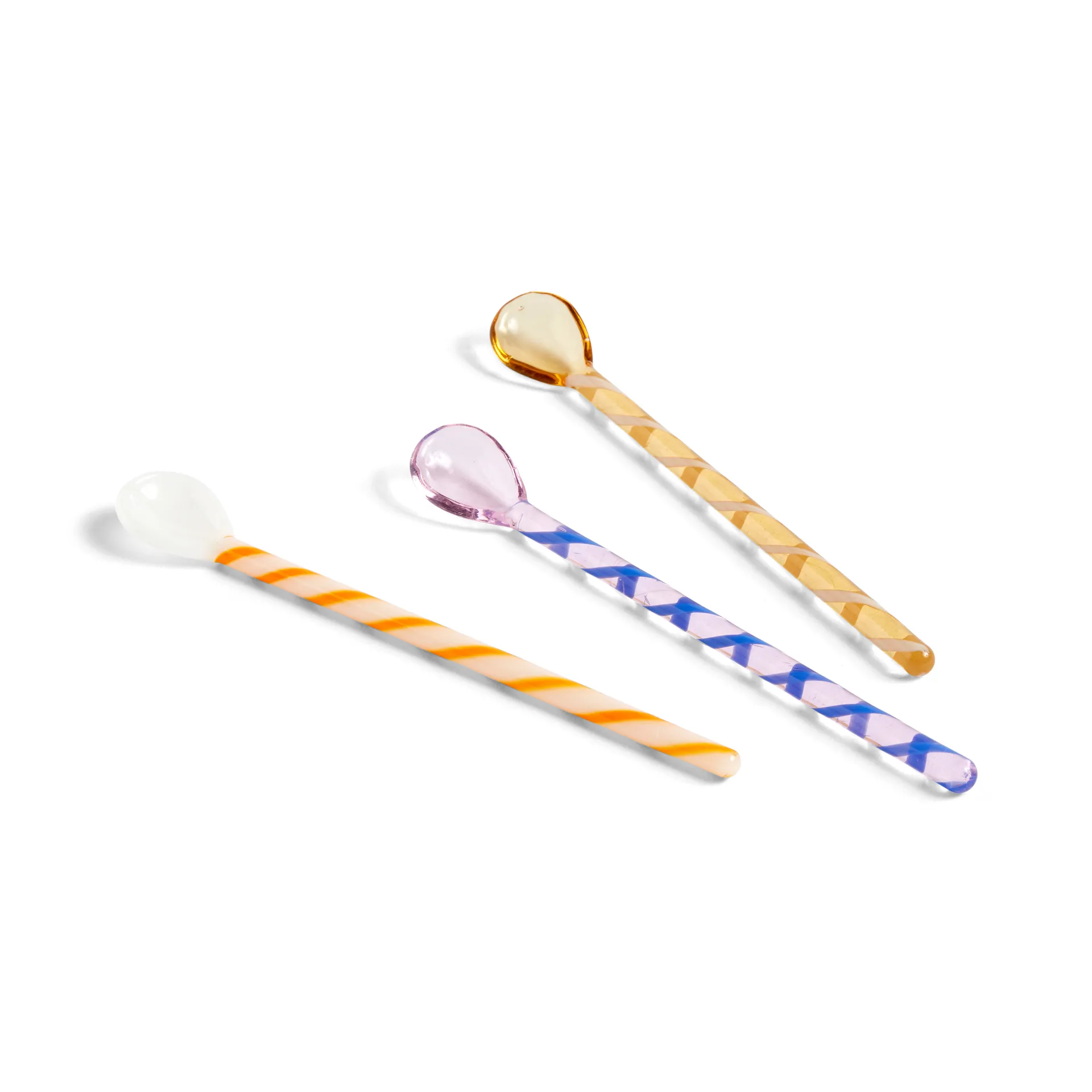 Spice glasske 3-pak, Amber/Light pink/White HAY