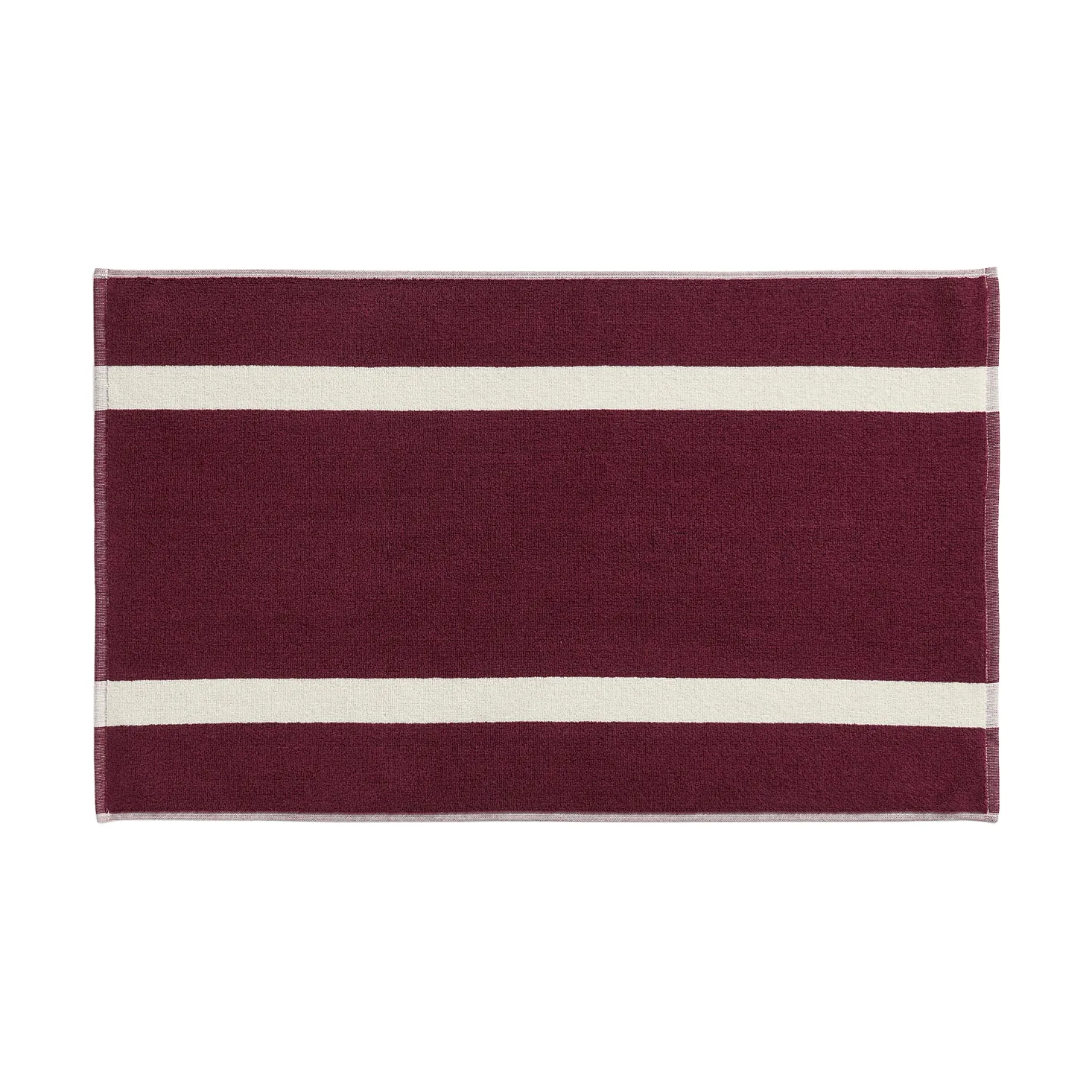 Stripe bademåtte, Burgundy, 50x80 cm HAY