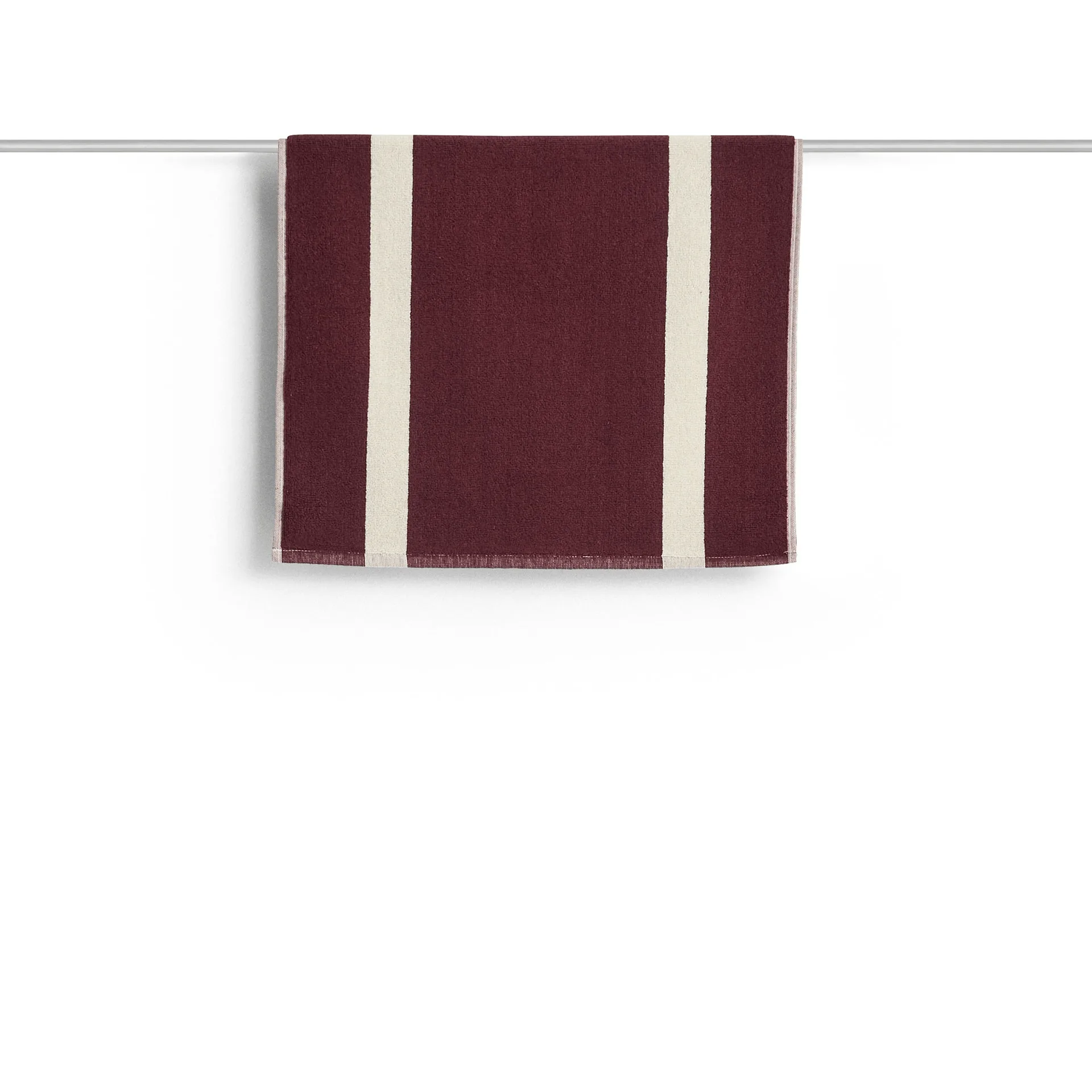 Stripe bademåtte, Burgundy, 50x80 cm HAY