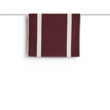 Stripe bademåtte - Burgundy, 50x80 cm - HAY