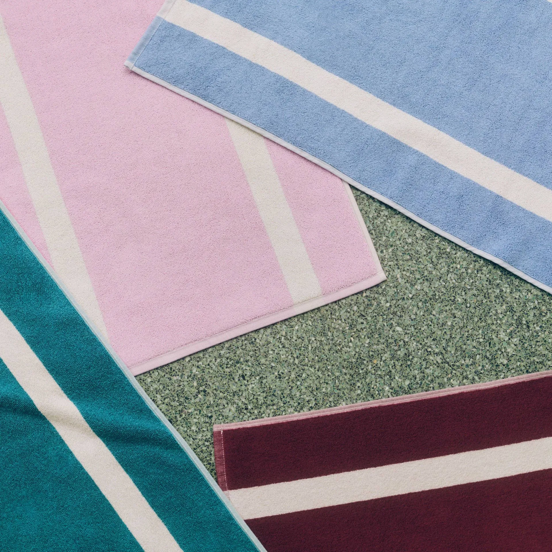 Stripe bademåtte, Cool pink, 50x80 cm HAY
