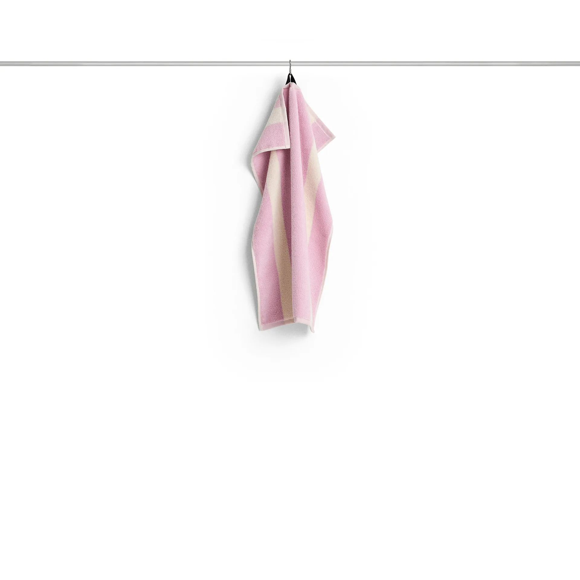 Stripe håndklæde, Cool pink, 40x60 cm HAY