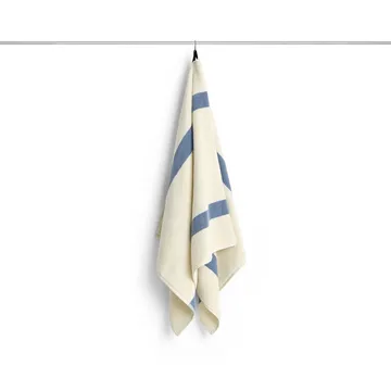 Stripe håndklæde - Dusty blue, 70x140 cm - HAY