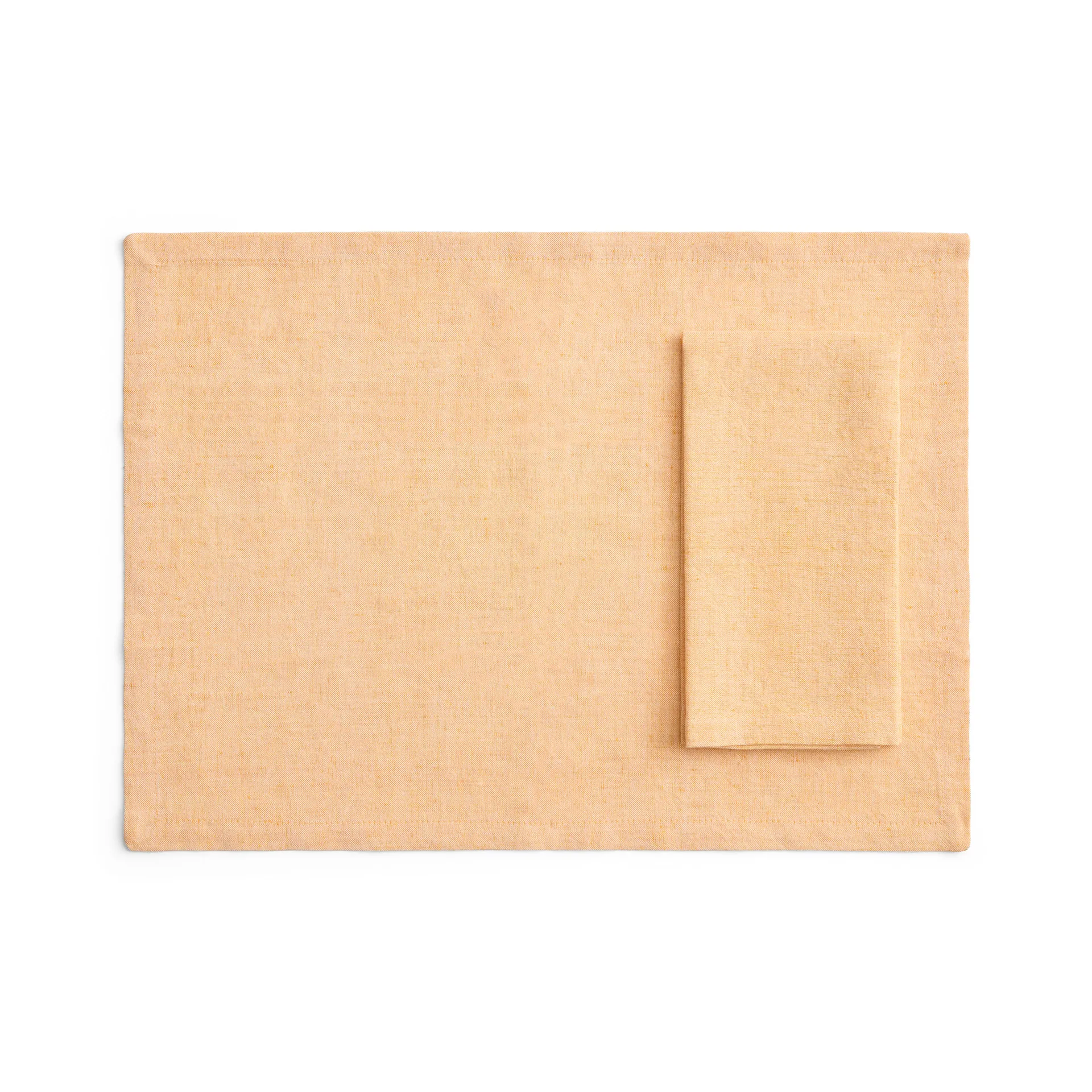Tavolo dækkeserviet/serviet 4-pak, Soft orange HAY