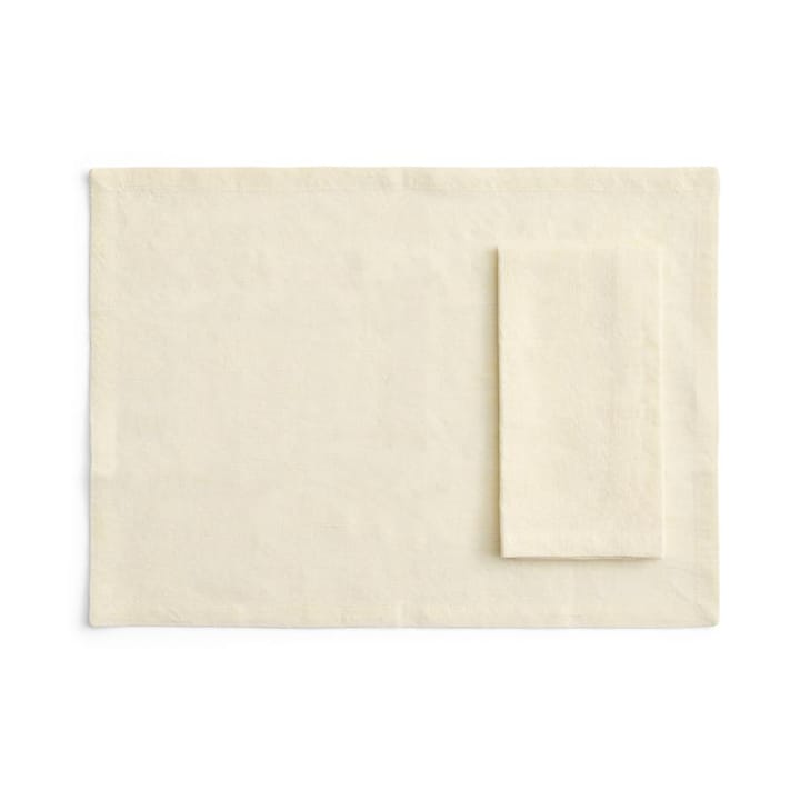 Tavolo dækkeserviet/serviet 4-pak - Soft yellow - HAY