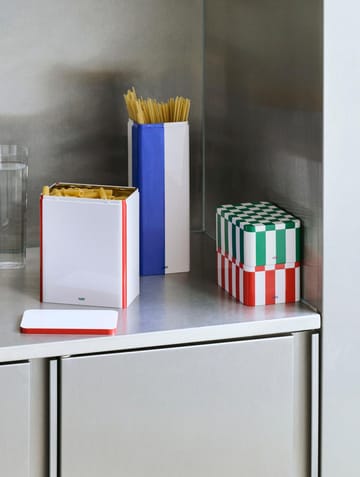 Tin Container opbevaringskrukke medium - Brown-midnight blue - HAY