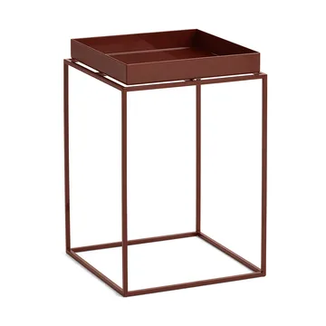 Tray Table medium brickbord - Chocolate, 30x30x44 cm - HAY