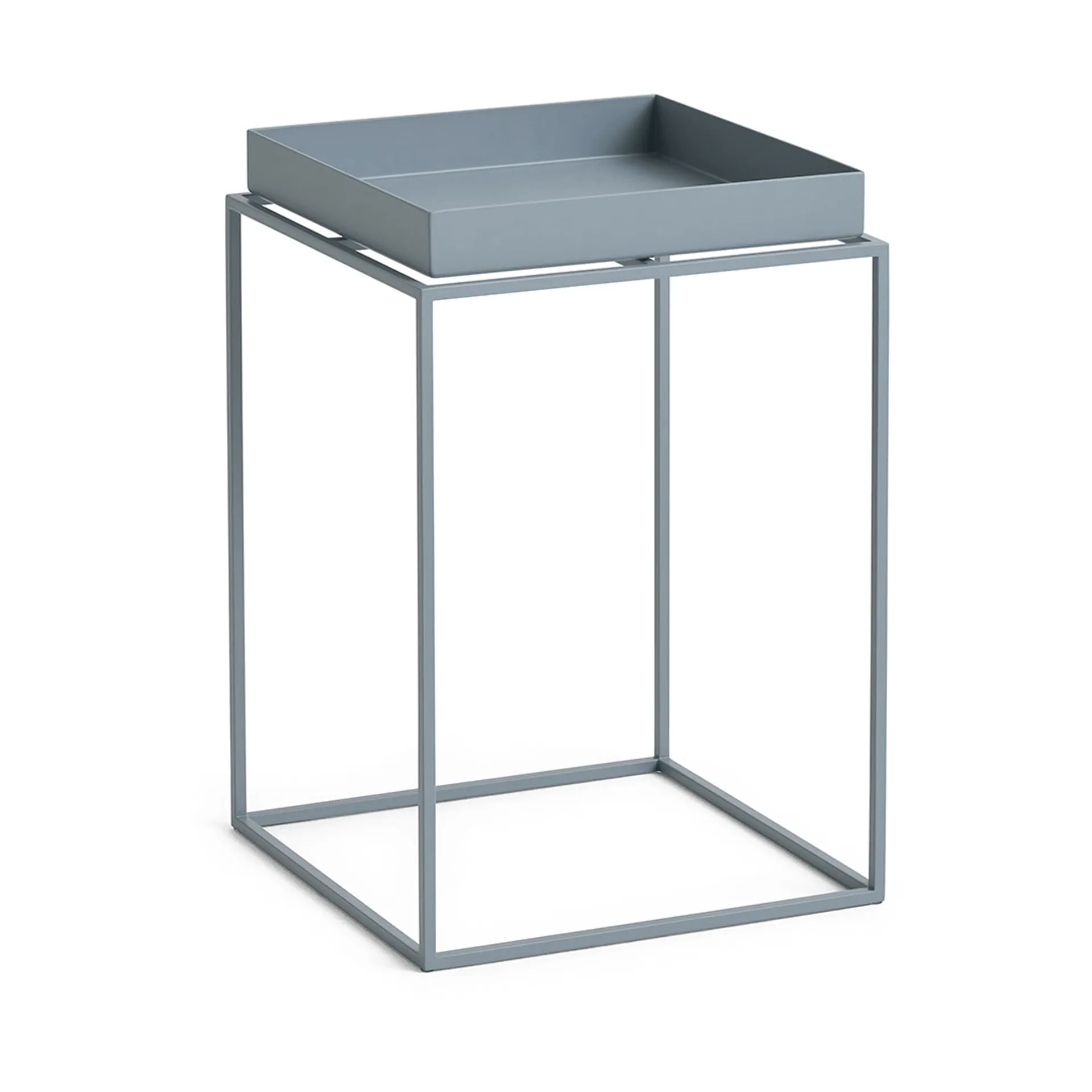 Tray Table medium brickbord, Pigeon blue, 30x30x44 cm HAY