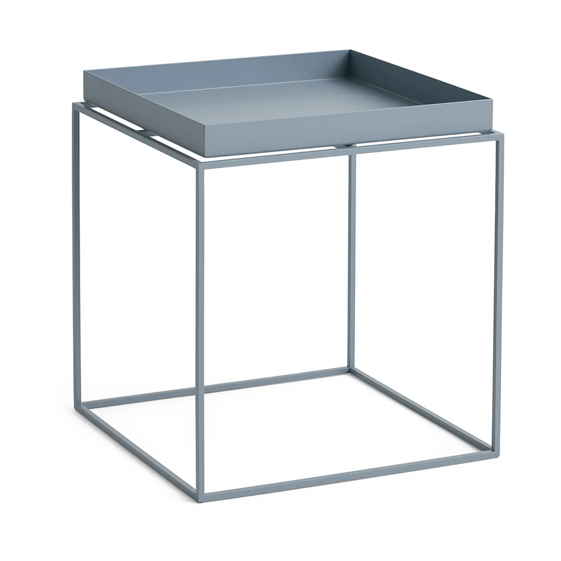 Tray Table medium brickbord, Pigeon blue, 40x40x44 cm HAY
