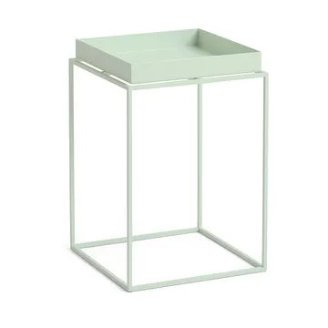 Tray Table medium brickbord - Soft mint, 30x30x44 cm - HAY