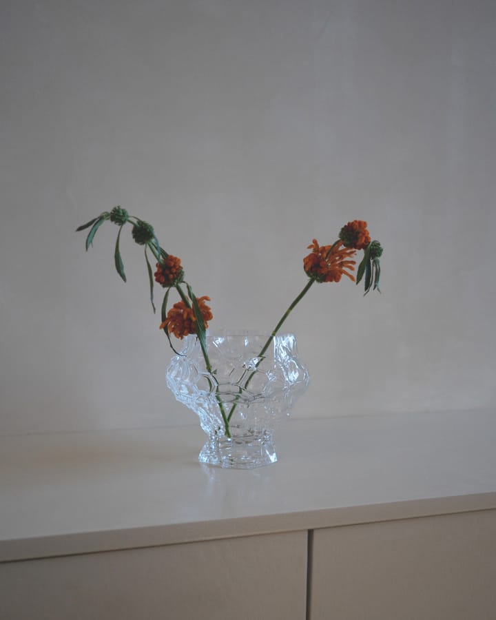 Canyon medium vase 18 cm, Clear Hein Studio