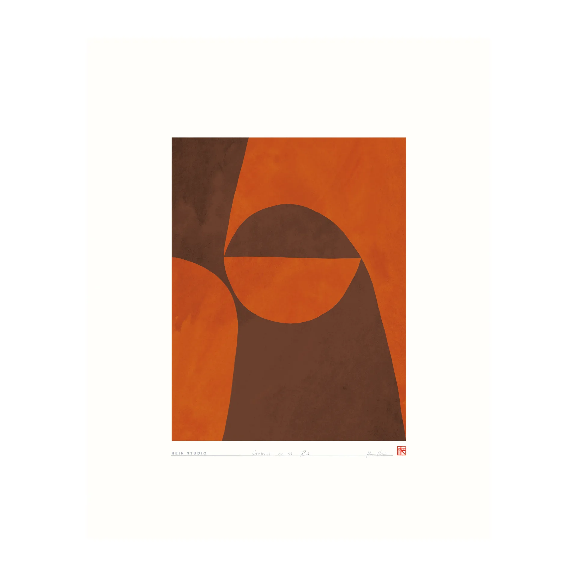 Contrast plakat 40x50 cm, No. 03 Hein Studio