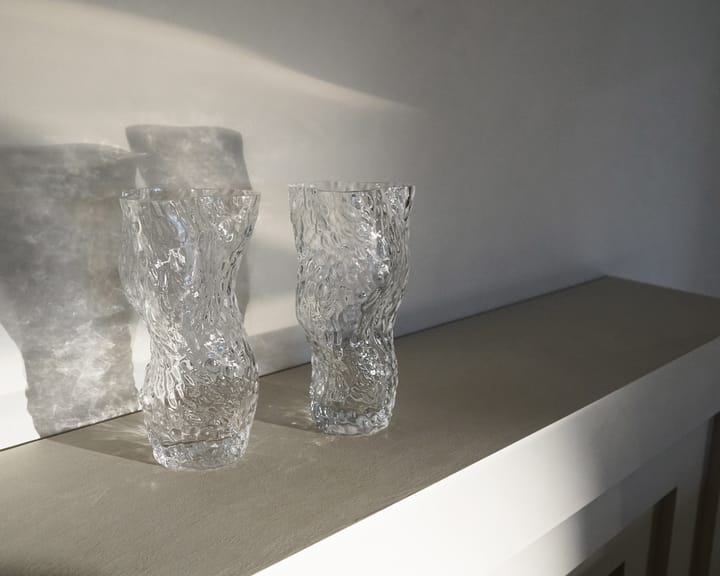 Ostrea Rock vase glas 30 cm, Clear Hein Studio