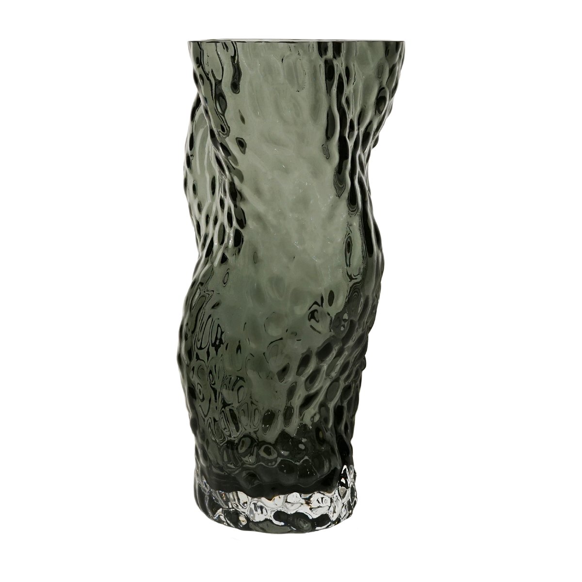 Hein Studio Ostrea Rock vase glas 30 cm Midnight blue