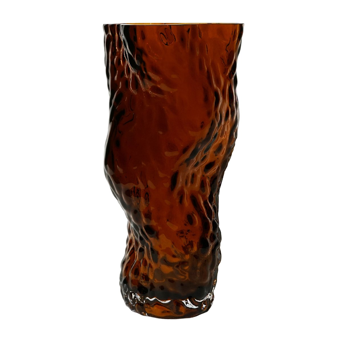 Hein Studio Ostrea Rock vase glas 30 cm Rust