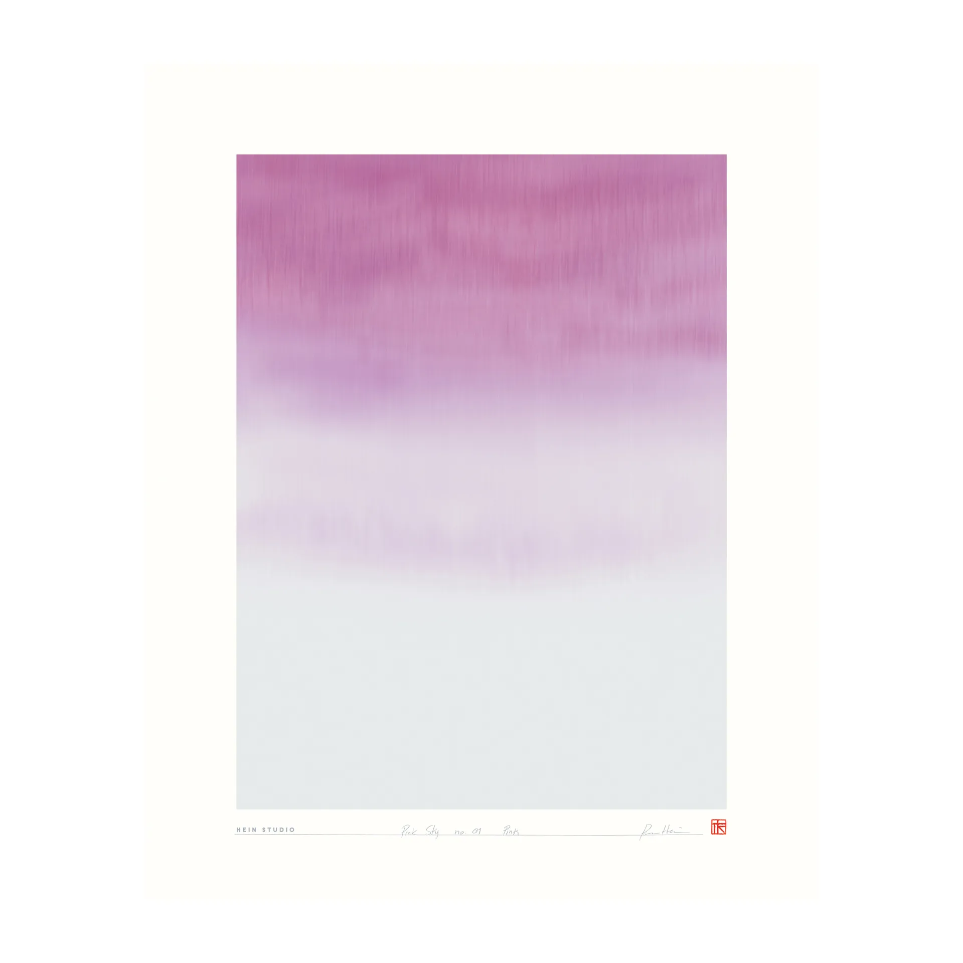 Pink Sky plakat 40x50 cm, No. 01 Hein Studio