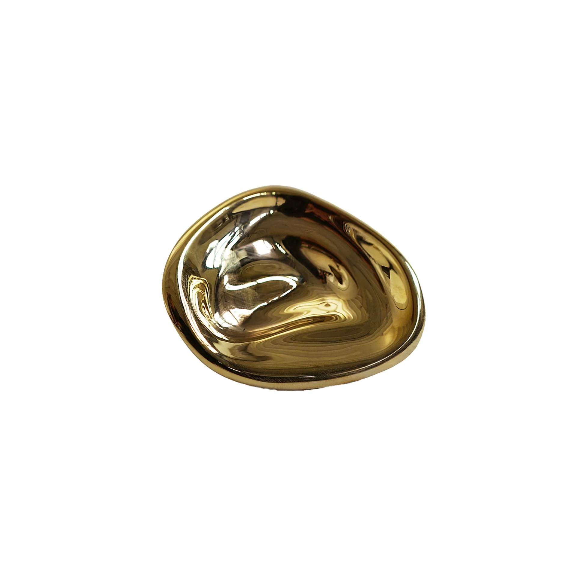Ripple no. 01 lille knop, Brass Hein Studio