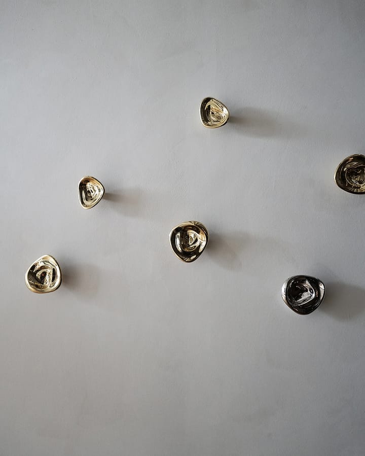 Ripple no. 01 lille knop, Brass Hein Studio