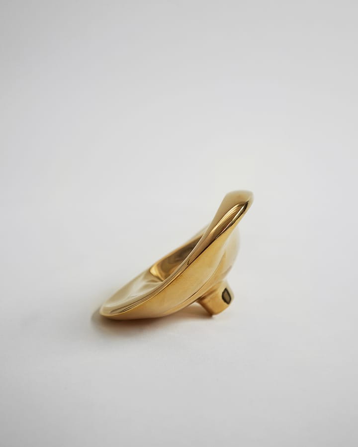 Ripple no. 02 stor knop, Brass Hein Studio