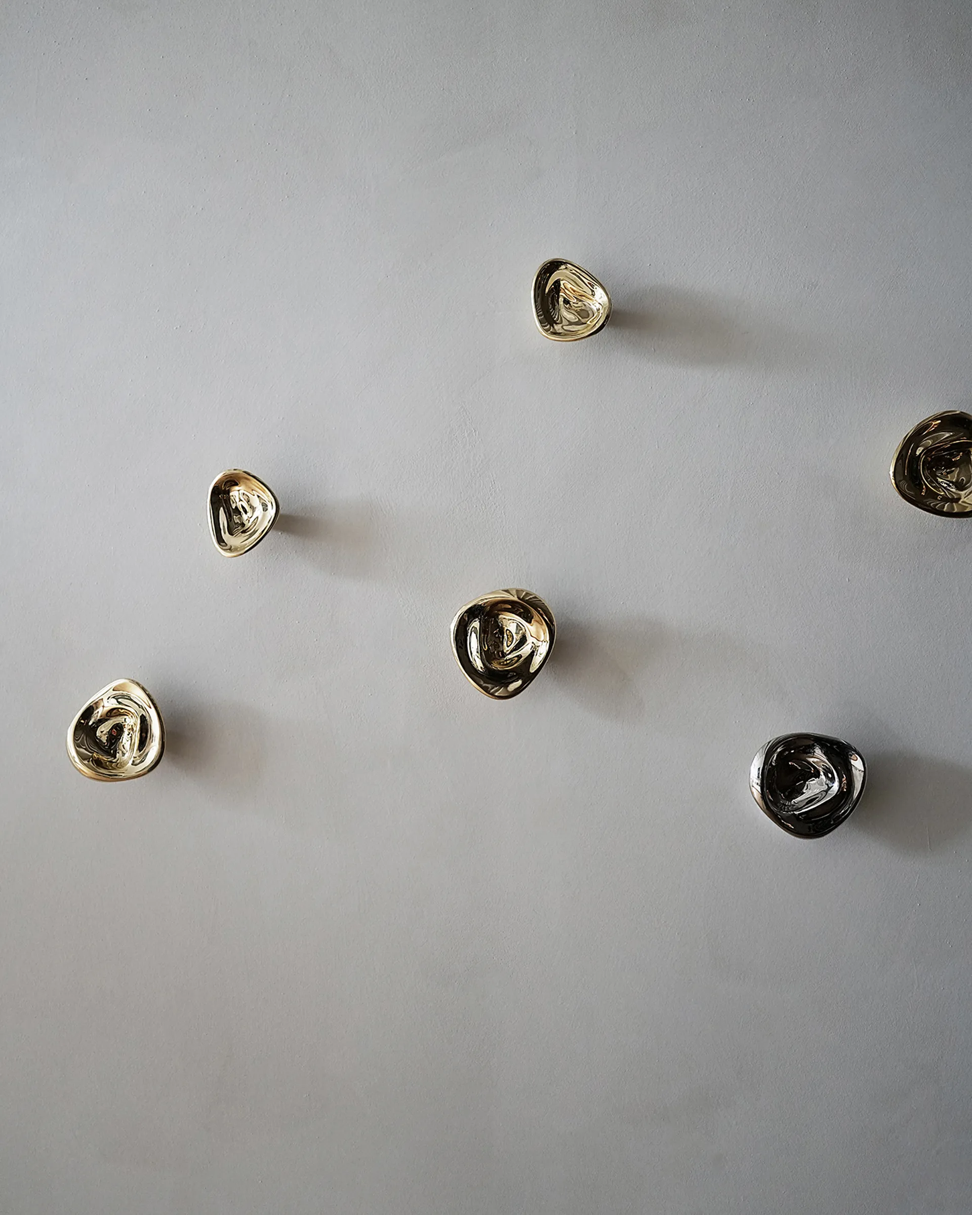 Ripple no. 02 stor knop, Brass Hein Studio