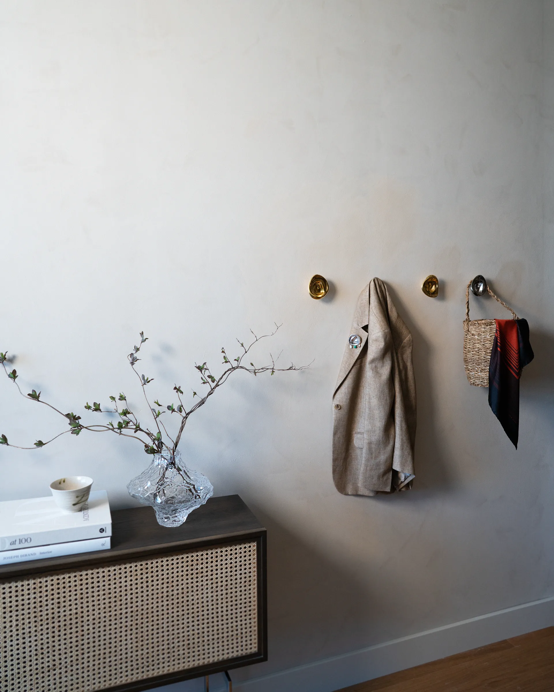 Ripple no. 02 stor knop, Brass Hein Studio