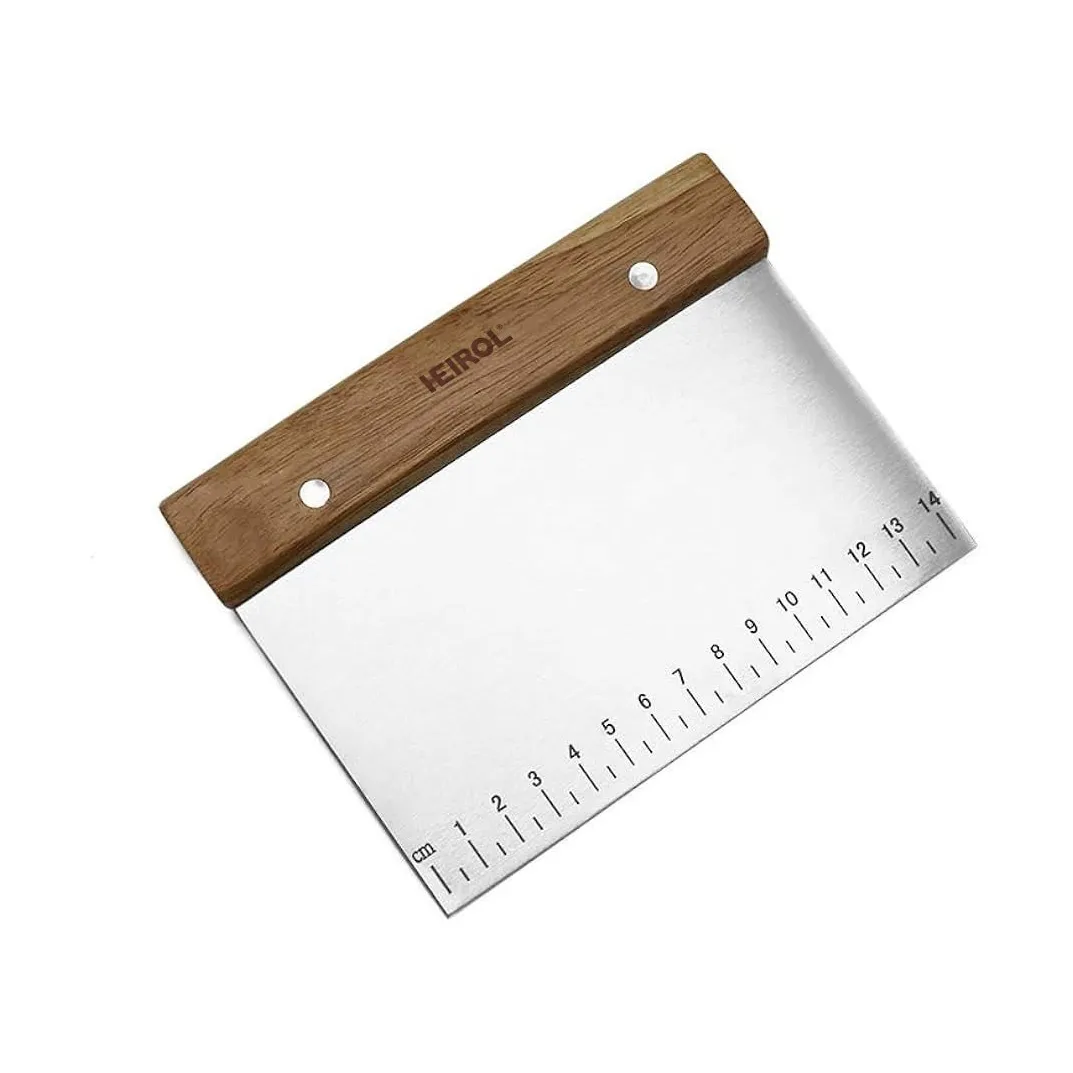 Heirol Dejskraber med træhåndtag Rosentræ-rustfrit stål