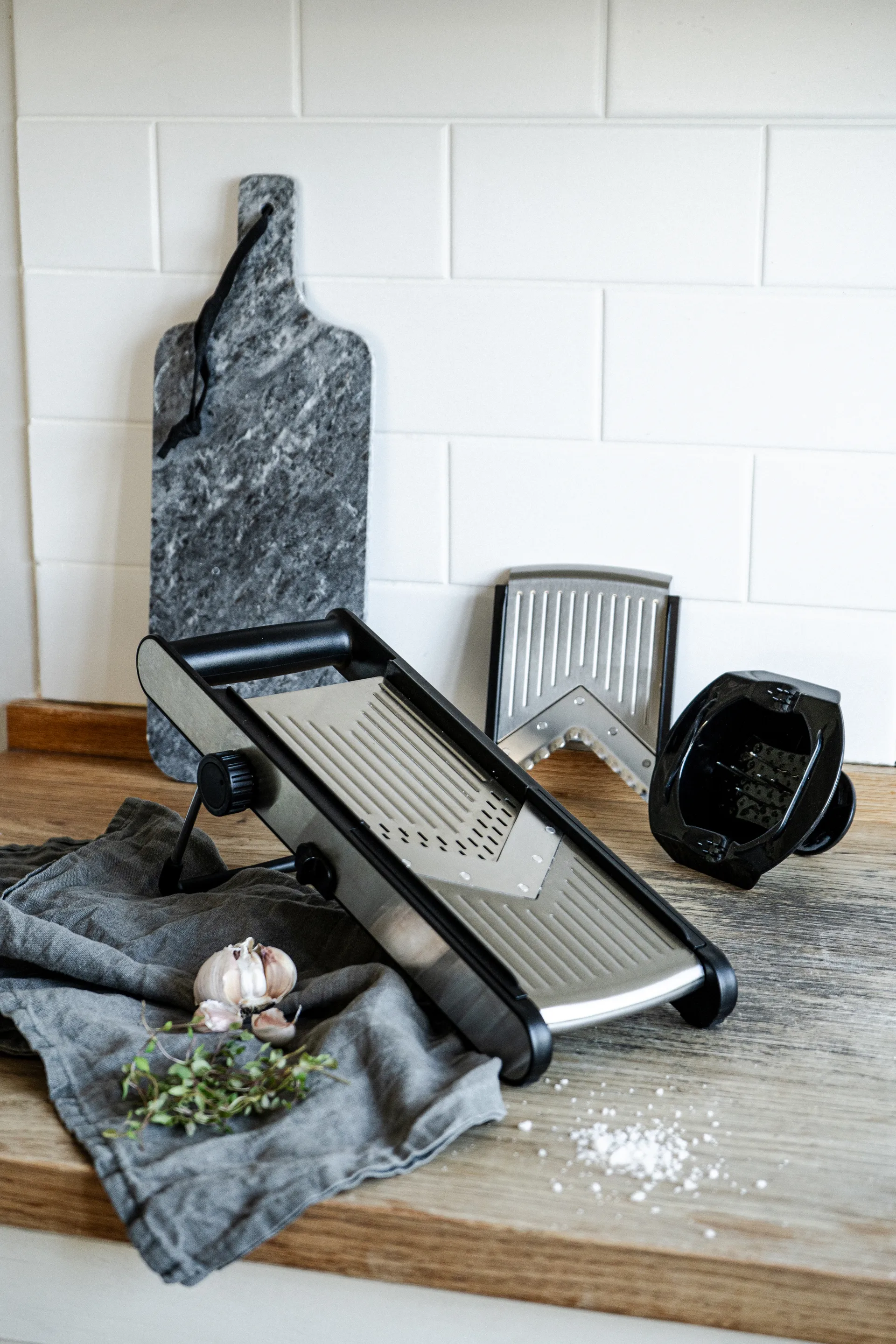 Heirol mandolin V-blad, Rustfrit stål-32x12 cm Heirol