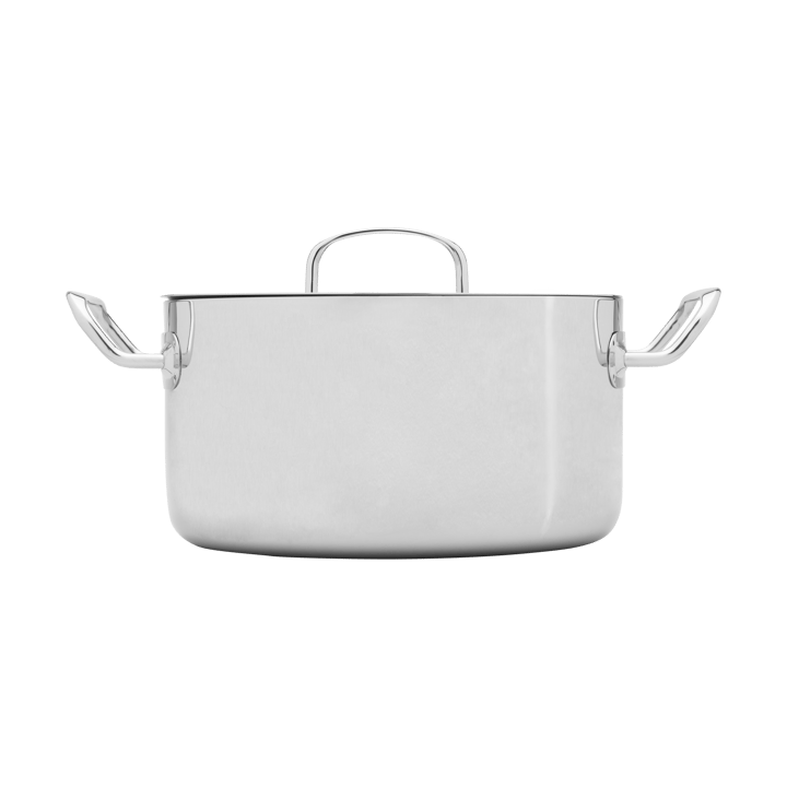 Heirol Steely Classic Triply gryde med låg 5,5 liter - Rustfrit stål - Heirol