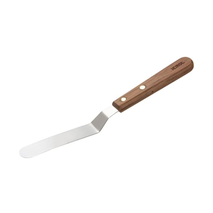 Paletkniv med vinklet træhåndtag - Rosentræ-rustfrit stål - Heirol