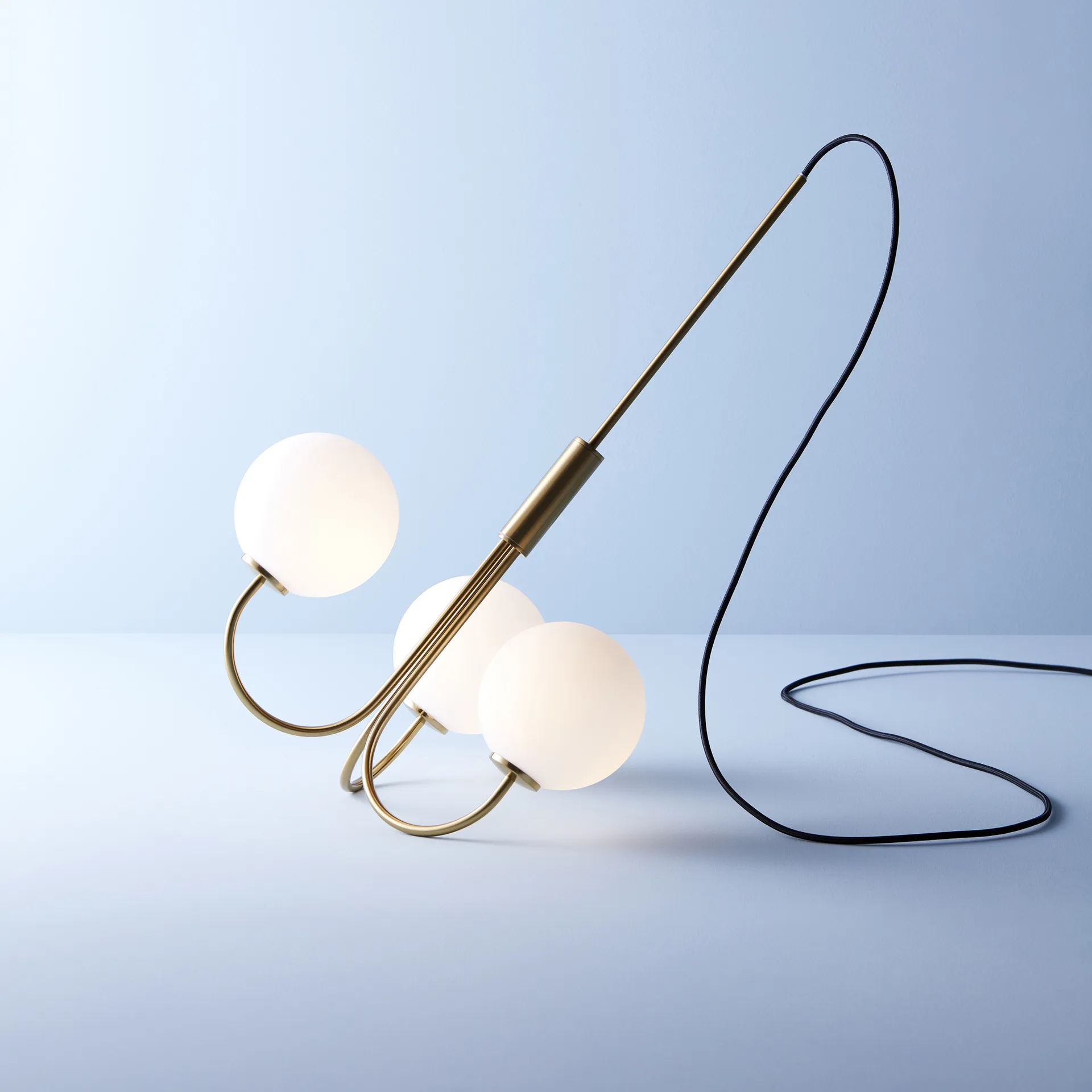 Ballon lysekrone Ø 45 cm, Messing Herstal