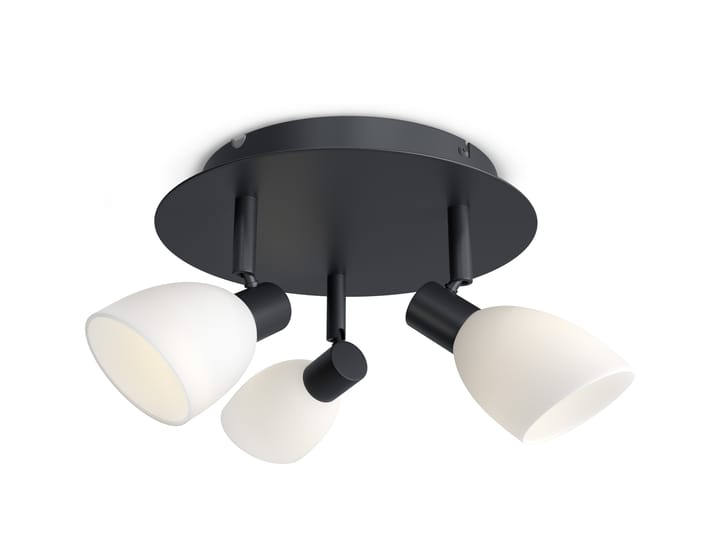 Cut Spotlight 3 lamper - Sort - Herstal