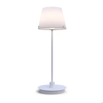 Gil il Grande bordlampe - Hvid/Opalglas - Herstal