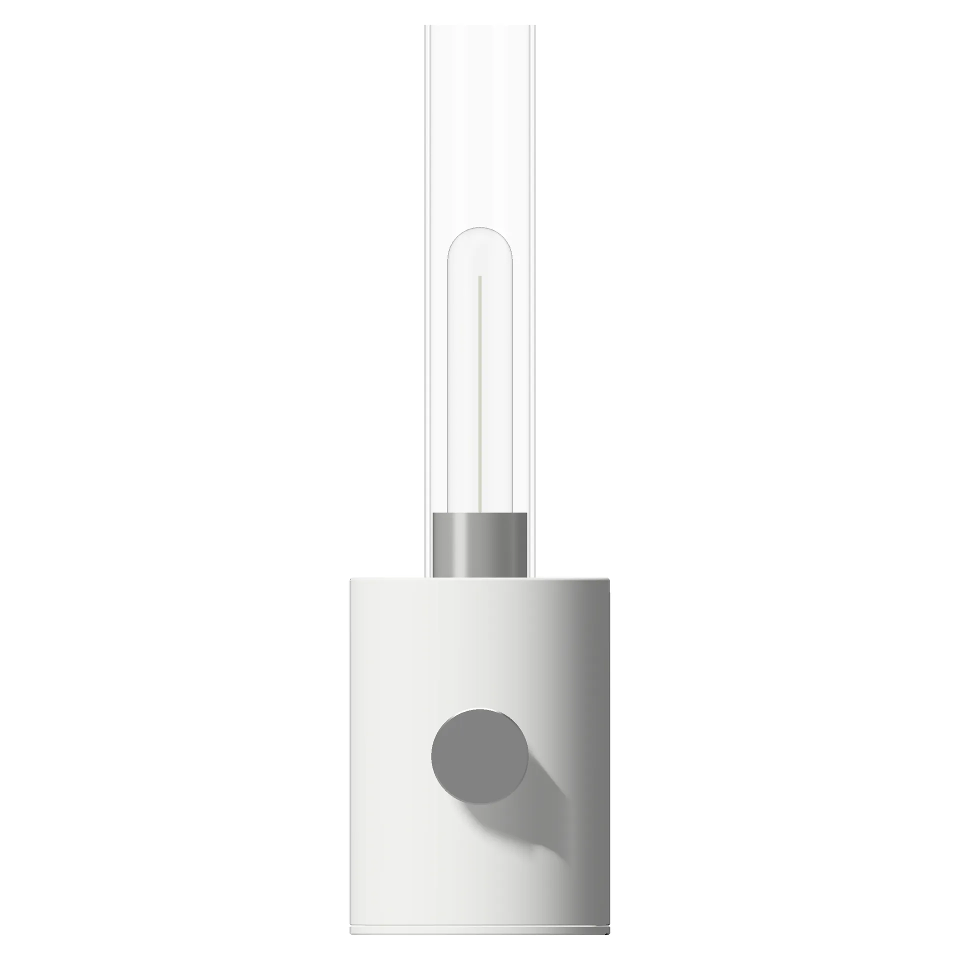 Harbor bordlampe small 28 cm, Mat hvid Herstal