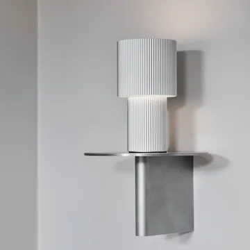 Iluma bordlampe portabel - Sølv - Herstal