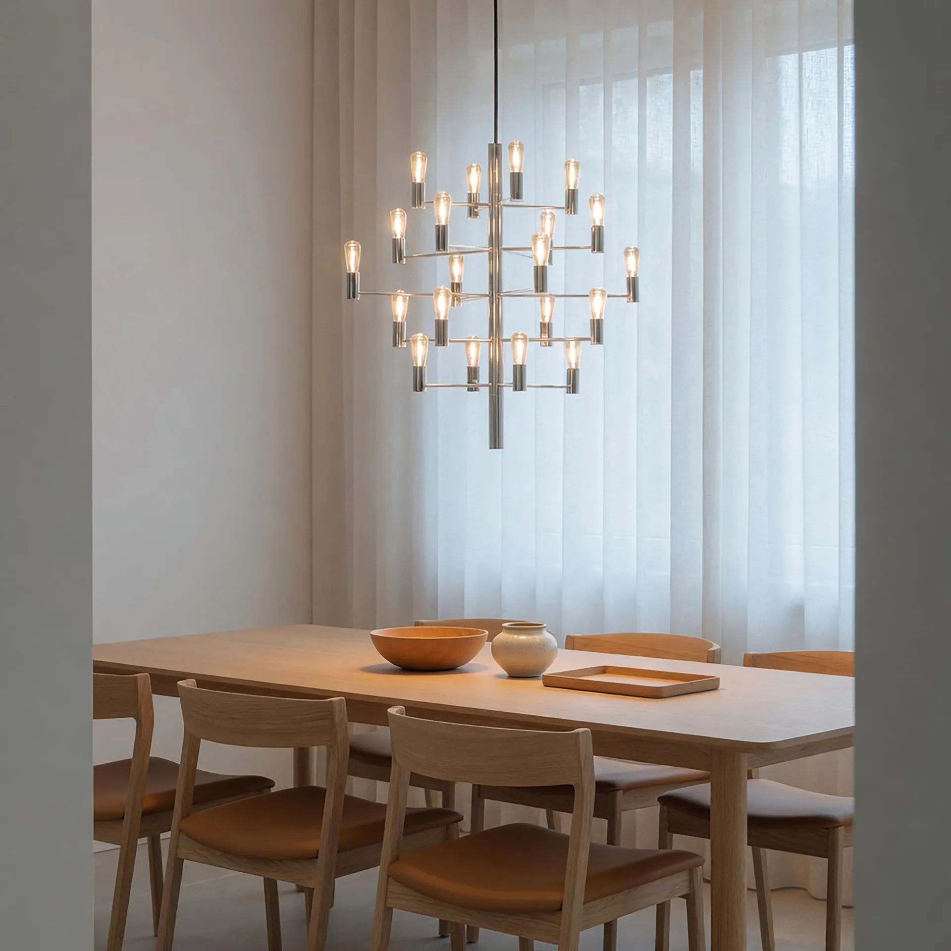 Manola 20 lysekrone, krom Herstal