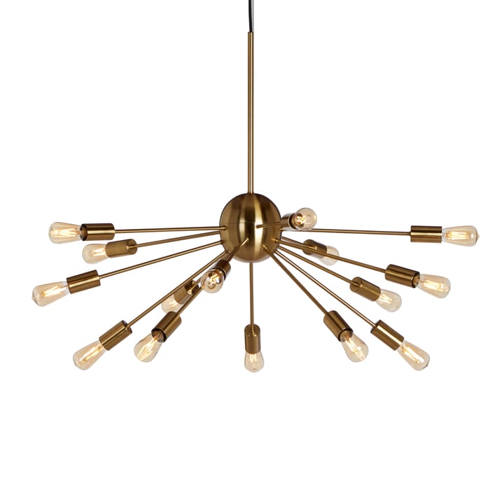 Mir loftslampe, Satin brass Herstal