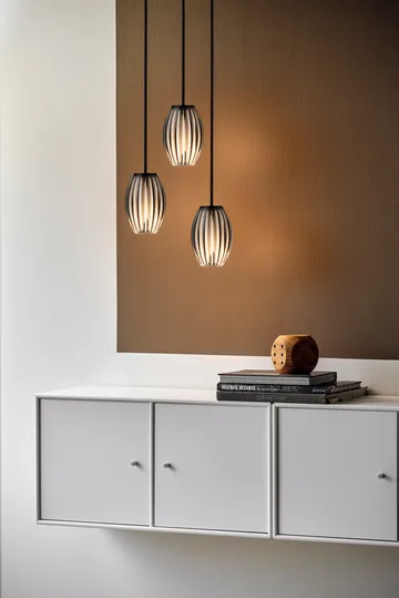 Tentacle loftslampe medium - Sort/Røgfarvet - Herstal