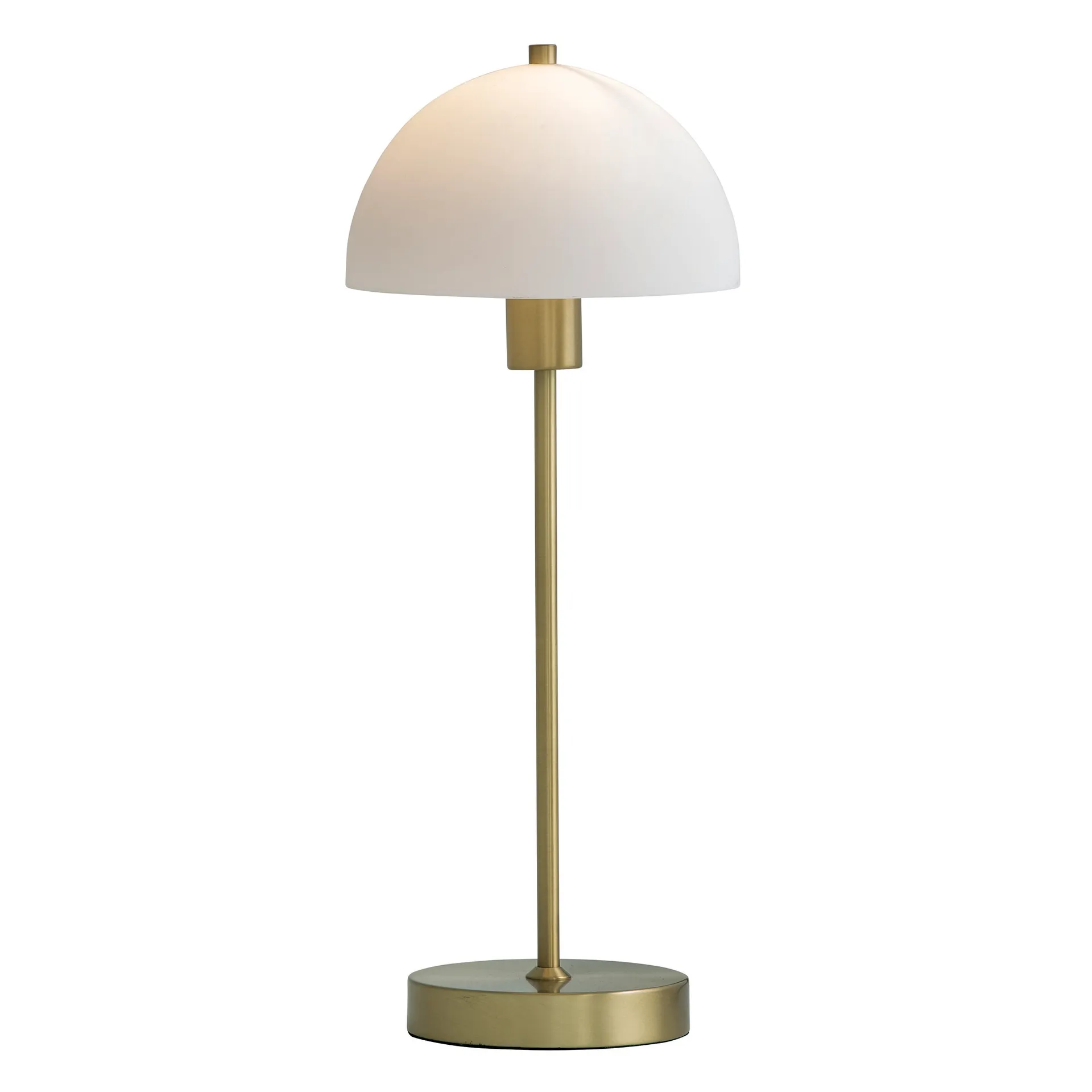 Vienda bordlampe, messing-hvid Herstal