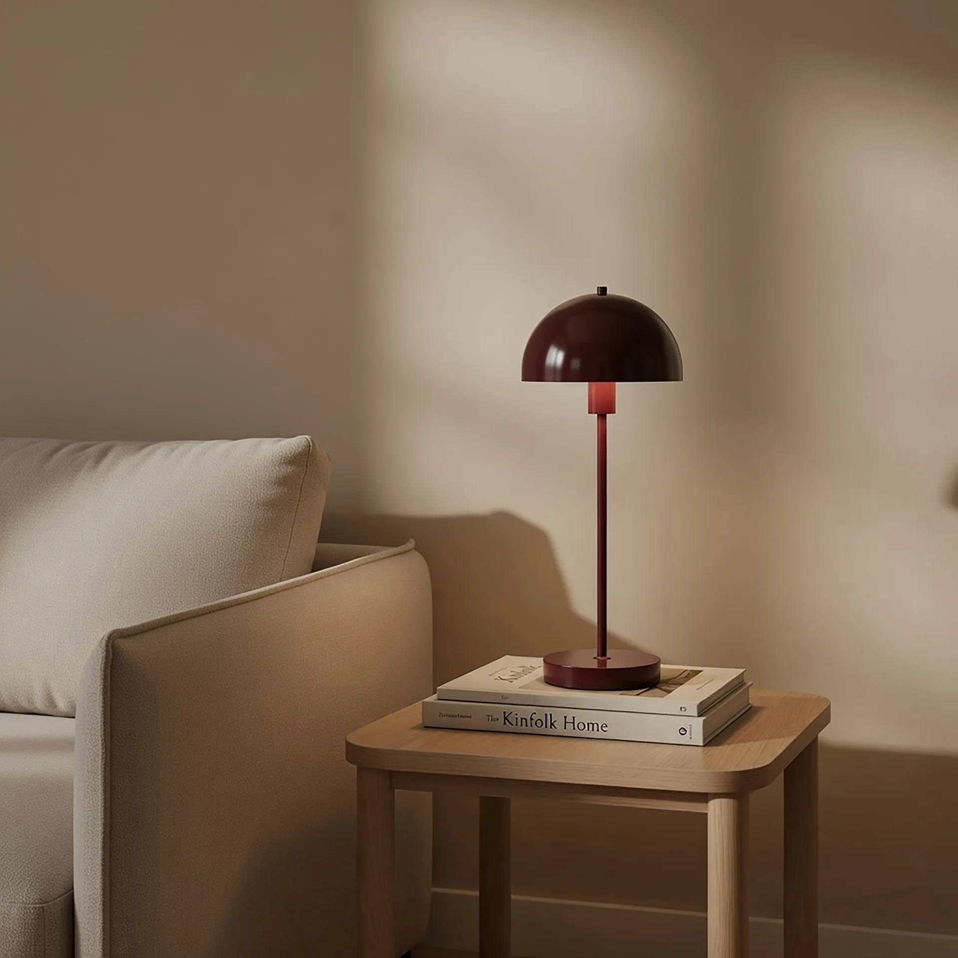 Vienda bordlampe, Valentinrød Herstal