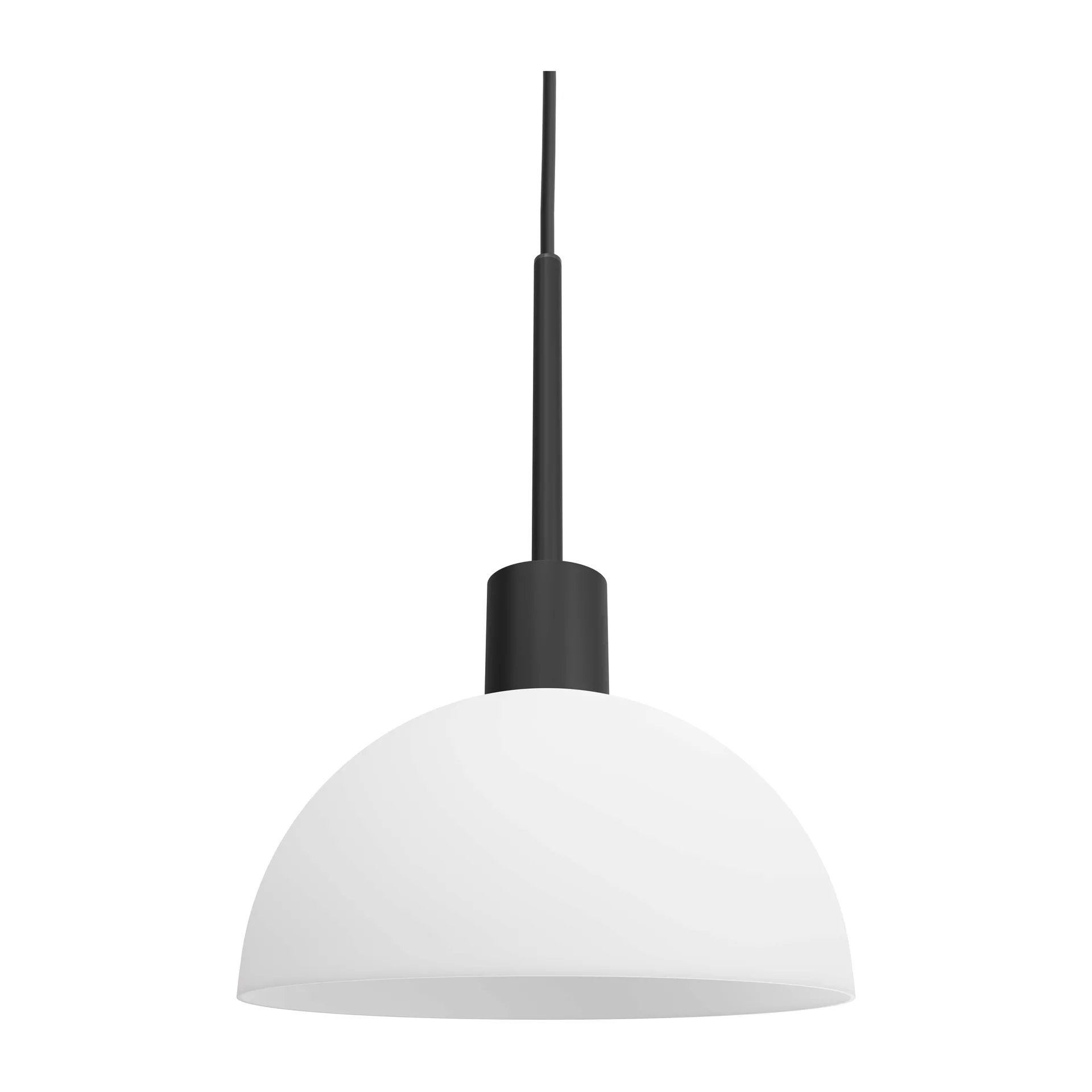 Vienda loftlampe, Sort/Opalglas Herstal