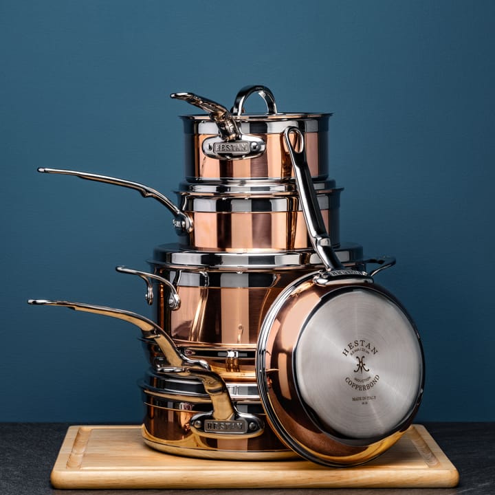 Hestan Copperbond gryde- og stegepandesæt, 10 dele Hestan