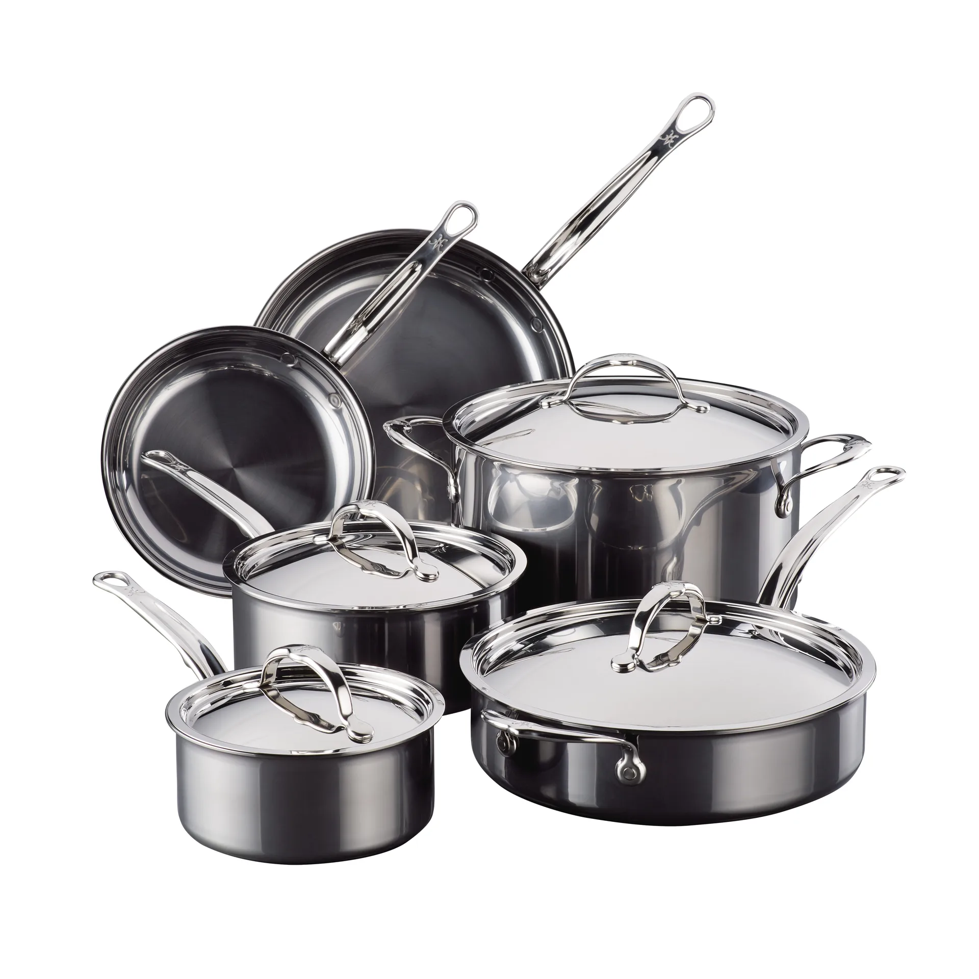 Hestan Nanobond gryde- og stegepandesæt, 10 dele Hestan