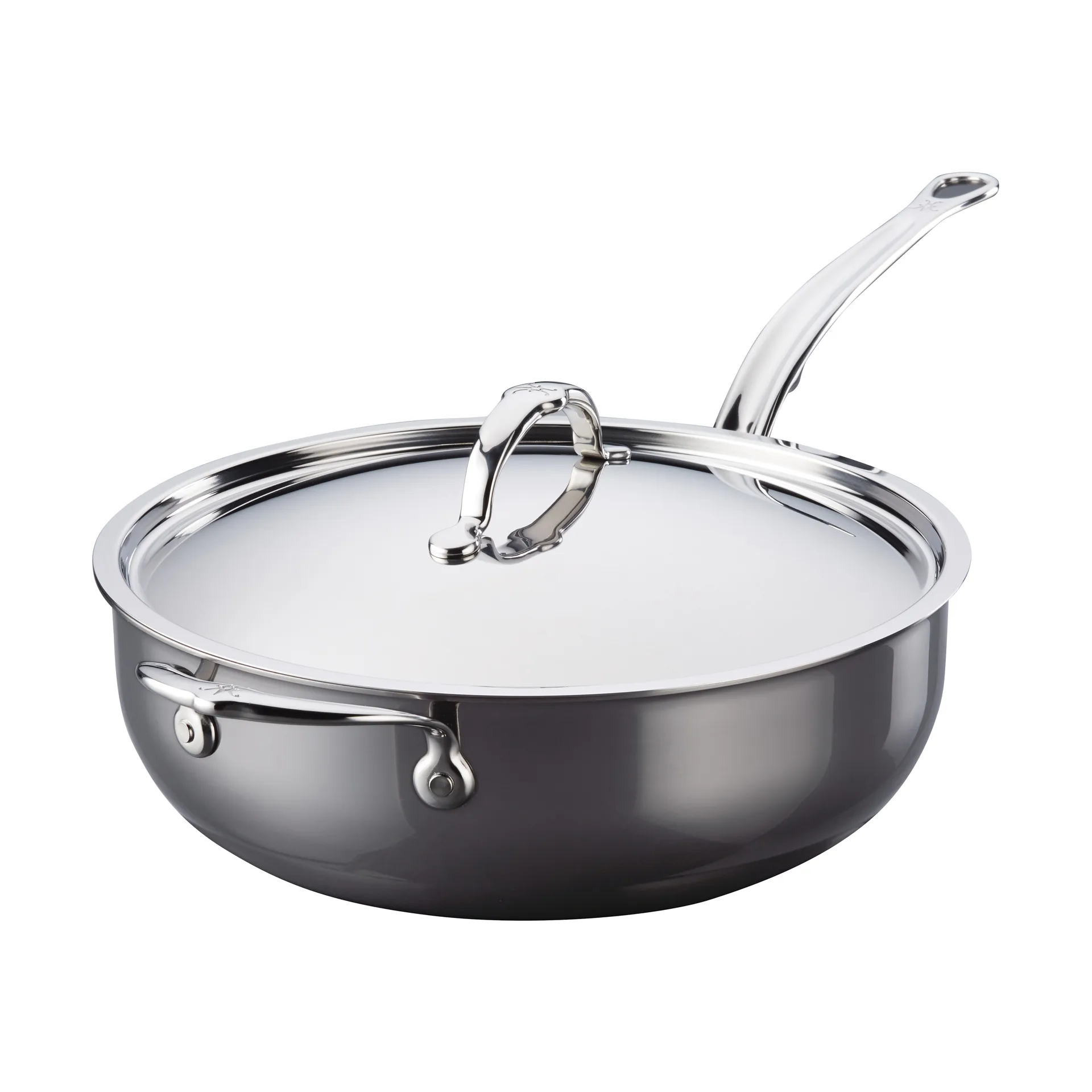 Hestan Nanobond sauterpande med låg 4,7 L, Rustfrit stål Hestan