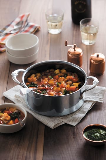 Hestan Nanobond suppegryde med låg 2,8 L - Rustfrit stål - Hestan