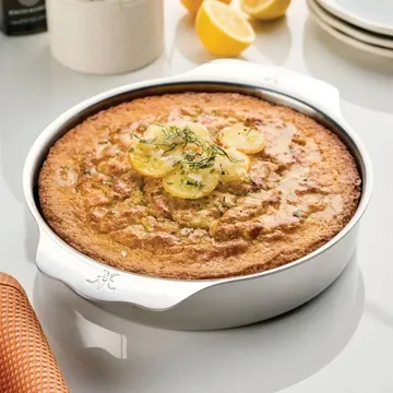 Hestan Ovenbond bageform - Rustfrit stål, rund, Ø23 cm - Hestan