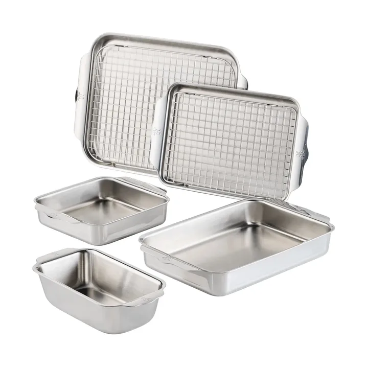 Hestan Ovenbond essential ovnsæt - Rustfrit stål, 7 dele - Hestan