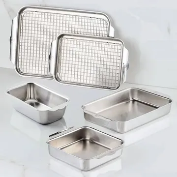 Hestan Ovenbond essential ovnsæt - Rustfrit stål, 7 dele - Hestan