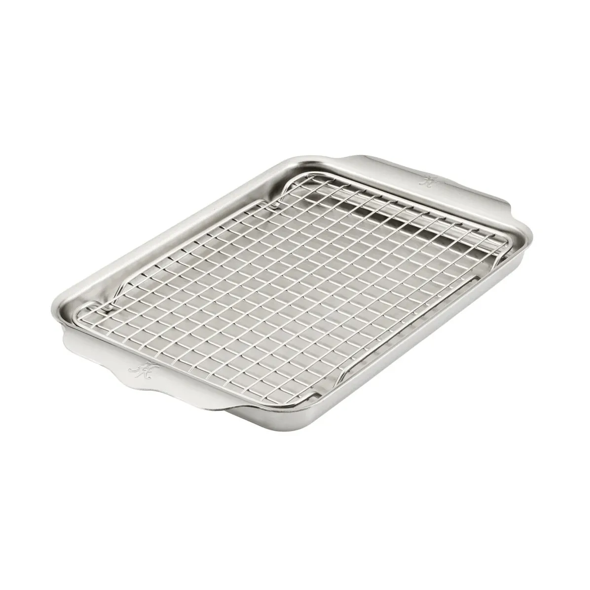 Hestan OvenBond kvadratpande med ovnriste, Rustfrit stål, 24x39 cm Hestan