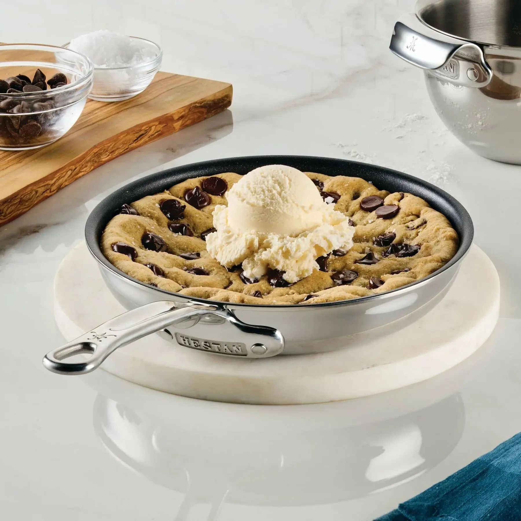 Hestan ProBond Luxe non-stick stegepande, Rustfrit stål, Ø28 cm Hestan