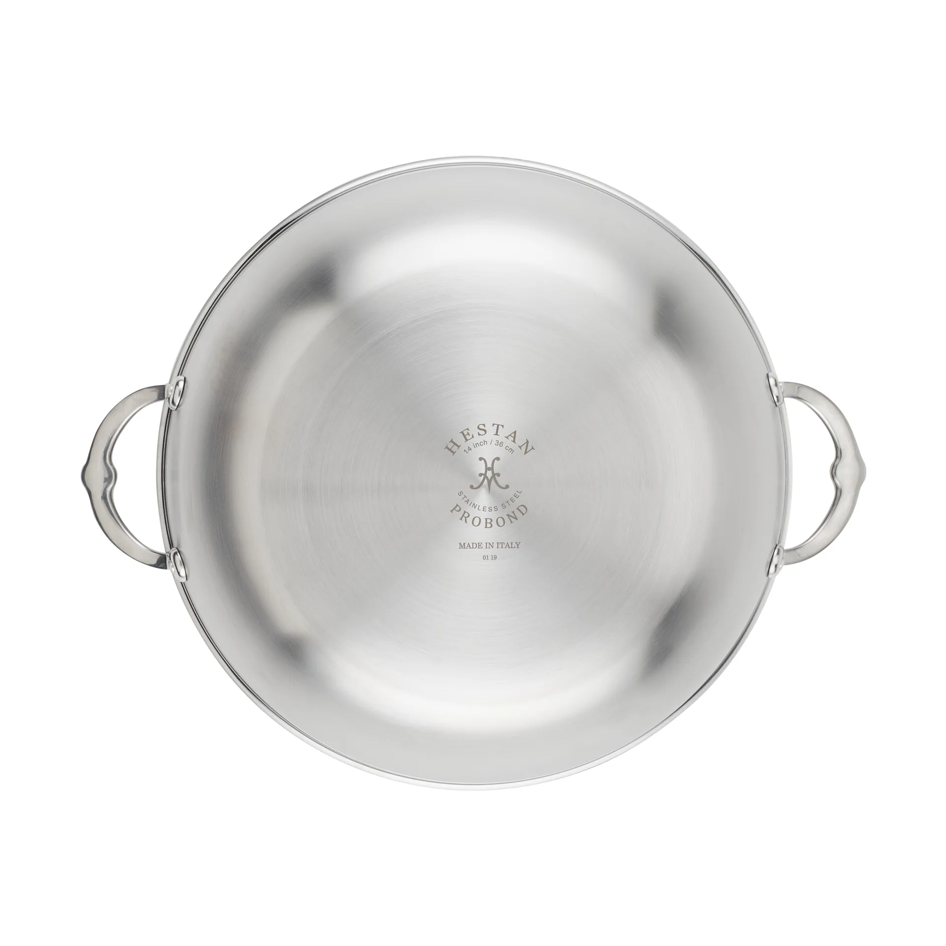 Hestan Probond wok med låg 36 cm, Rustfrit stål Hestan